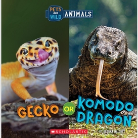 Gecko or komodo dragon (wild world: pets and wild animals)