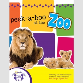Peek-a-boo at the zoo sound book