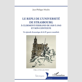 Le repli de l'université de strasbourg