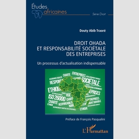 Droit ohada et responsabilité sociétale des entreprises