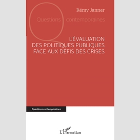 L'évaluation des politiques publiques face aux défis des crises