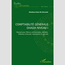 Comptabilité générale ohada niveau i