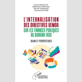 L'internalisation des directives uemoa sur les finances publiques au burkina faso