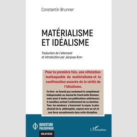 Matérialisme et idéalisme