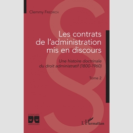 Les contrats de l'administration mis en discours