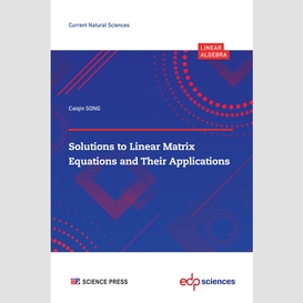 Solutions to linear matrix equations and their applications