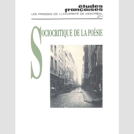 Études françaises. volume 27, numéro 1, printemps 1991