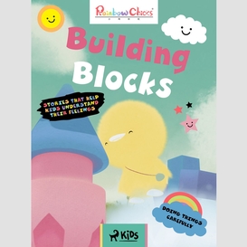 Rainbow chicks - doing things carefully - building blocks