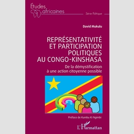 Représentativité et participation politiques au congo-kinshasa
