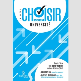 Guide choisir - université 2024