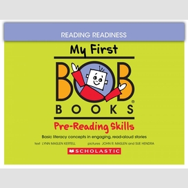My first bob books - pre-reading skills | phonics, ages 3 and up, pre-k (reading readiness)