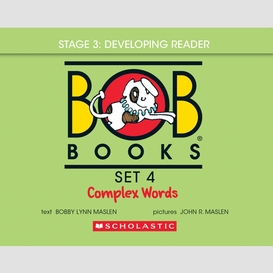 Bob books - complex words | phonics, ages 4 and up, kindergarten, first grade (stage 3: developing reader)