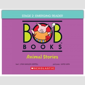 Bob books - animal stories | phonics, ages 4 and up, kindergarten (stage 2: emerging reader)