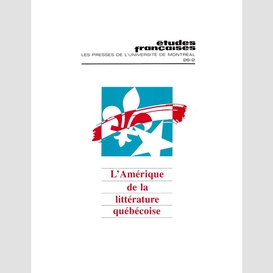 Études françaises. volume 26, numéro 2, automne 1990