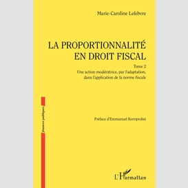 La proportionnalité en droit fiscal