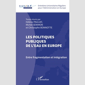 Les politiques publiques de l'eau en europe