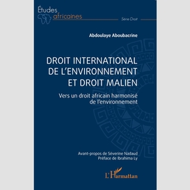 Droit international de l'environnement et droit malien