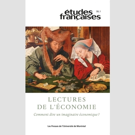 Études françaises. volume 59, numéro 1, 2023
