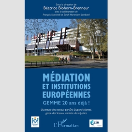 Médiation et institutions européennes