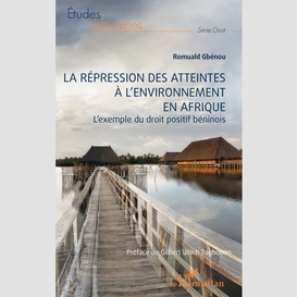 La répression des atteintes  à l'environnement en afrique