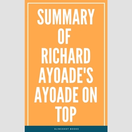 Summary of richard ayoade's ayoade on top