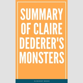 Summary of claire dederer's monsters