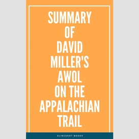 Summary of david miller's awol on the appalachian trail
