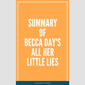 Summary of becca day's all her little lies