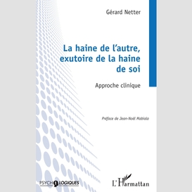 La haine de l'autre, exutoire de la haine de soi