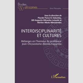 Interdisciplinarité et cultures