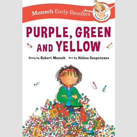 Purple, green and yellow early reader