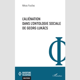 L'aliénation dans l'ontologie sociale de georg lukács