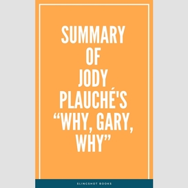 Summary of jody plauché's 