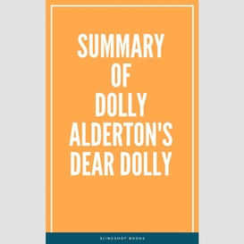 Summary of dolly alderton's dear dolly