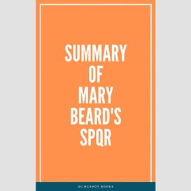 Summary of mary beard's spqr