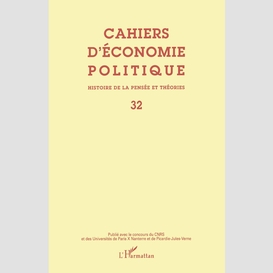 Cahiers d'économie politique n°32