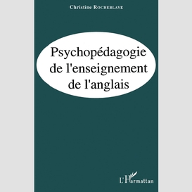 Psychopédagogie de l'enseignement de l'anglais