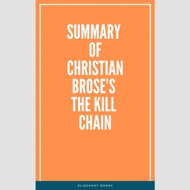 Summary of christian brose's the kill chain