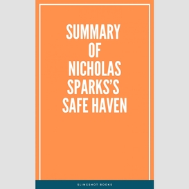 Summary of nicholas sparks's safe haven