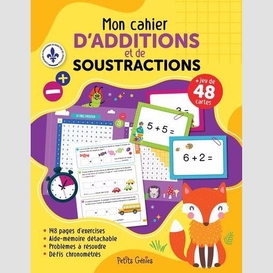 Mon cahier d'additions et de soustractio