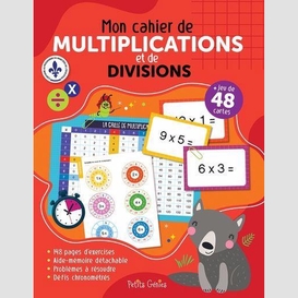 Mon cahier de multiplications et divisio