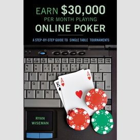 Earn $30,000 per month playing online poker