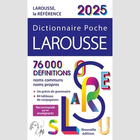 Dictionnaire poche larousse 2025