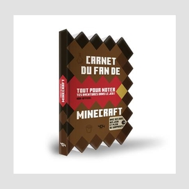 Carnet du fan de minecraft