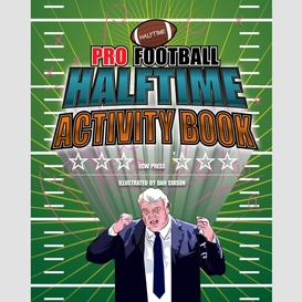 Pro football halftime activity book
