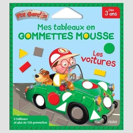 Mes tableaux en gommettes mousse voiture