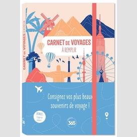 Carnet de voyages a remplir