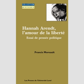 Hannah arendt, l'amour de la liberté