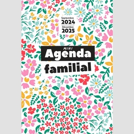 Mini agenda familial 2024/2025