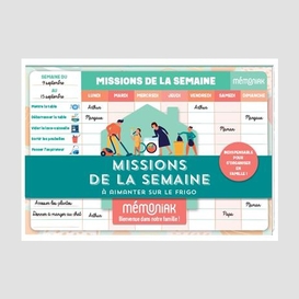 Bloc missions de la semaine